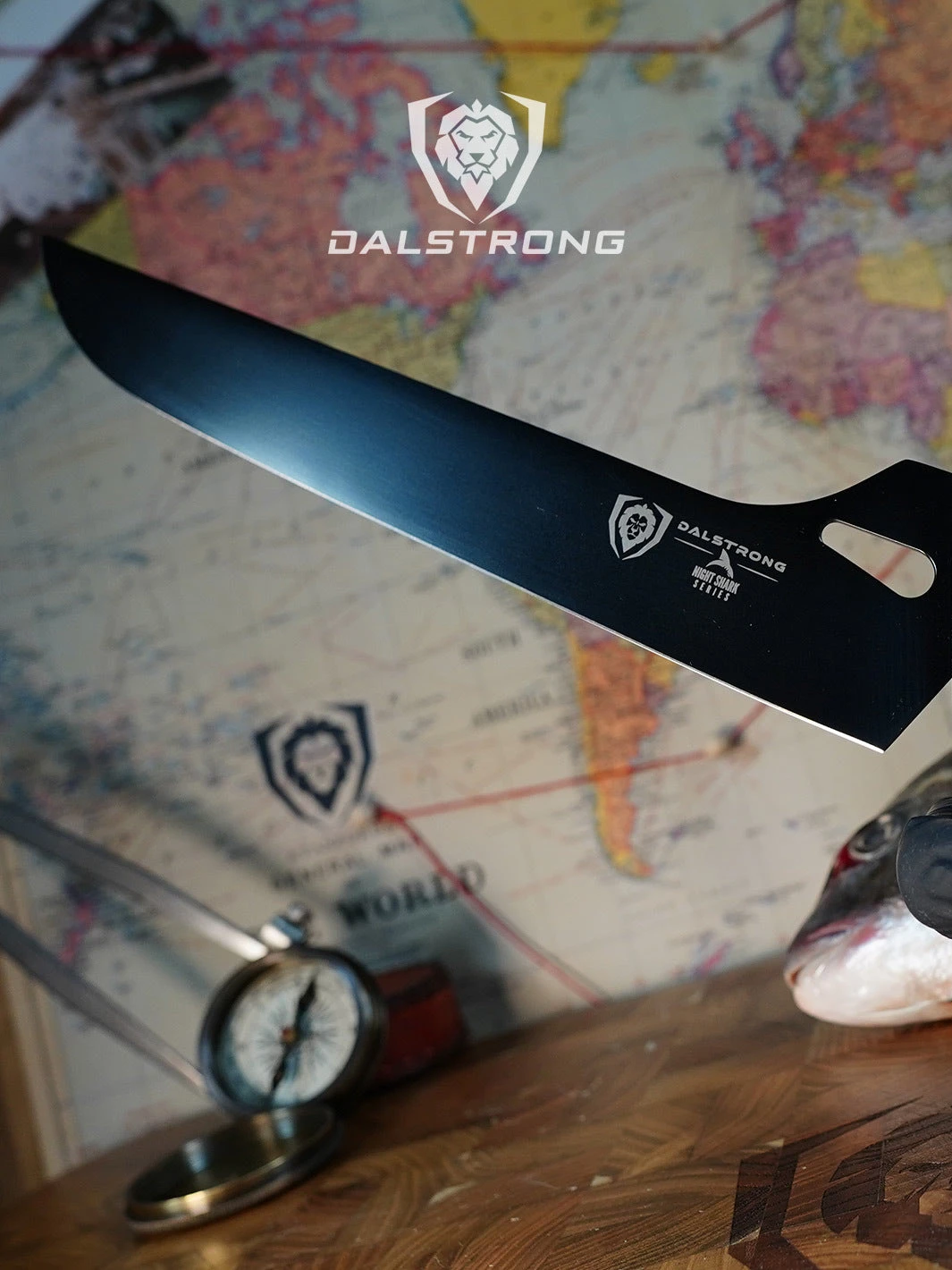 Offset Slicing & Carving Knife 10" | Night Shark Series | NSF Certified | Dalstrong © 10 Offset Slicing & Carving Knife 10" | Night Shark Series | NSF Certified | Dalstrong © - Image 8