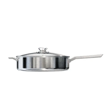 12" Sauté Frying Pan | Silver | Oberon Series | Dalstrong © 3 12" Sauté Frying Pan | Silver | Oberon Series | Dalstrong © - Image 2