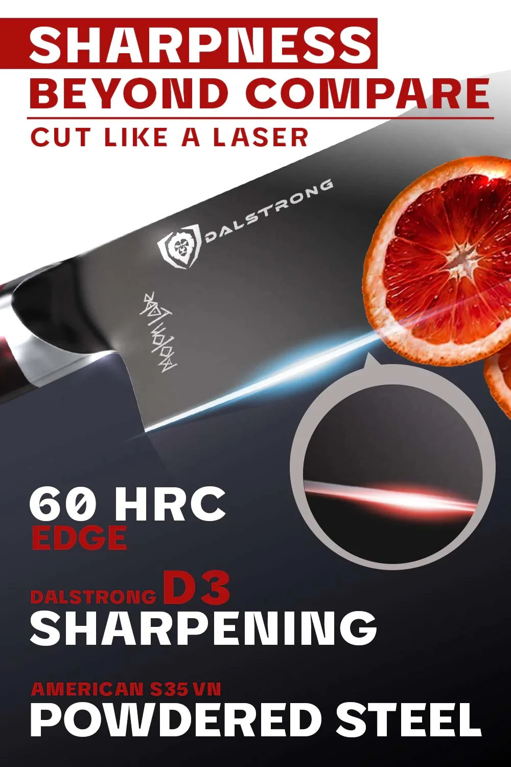 Santoku Knife 7" | Spartan Ghost Series | Dalstrong © 4 Santoku Knife 7" | Spartan Ghost Series | Dalstrong © - Image 2