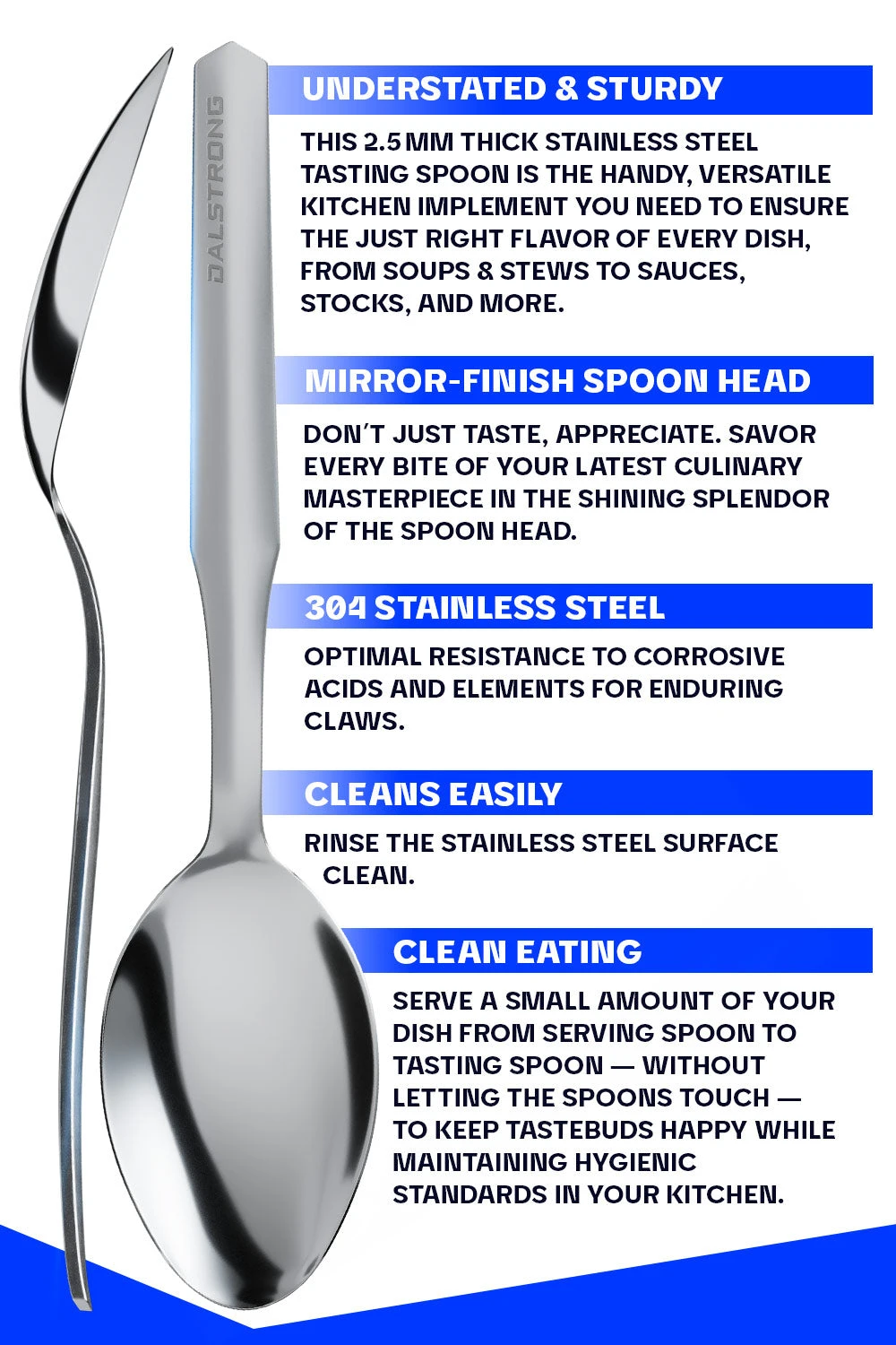 Professional Chef Tasting & Plating Spoon | Dalstrong © 7 Professional Chef Tasting & Plating Spoon | Dalstrong © - Image 5