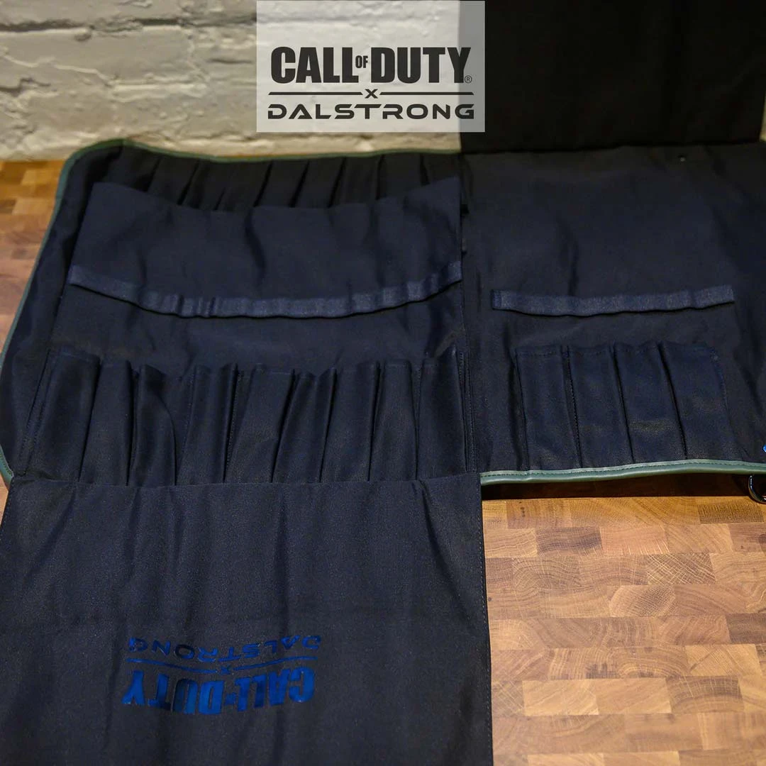 Canvas Knife Roll | Call Of Duty © Edition | Black Waxed Canvas | EXCLUSIVE COLLECTOR ROLL | Dalstrong © 8 Canvas Knife Roll | Call Of Duty © Edition | Black Waxed Canvas | EXCLUSIVE COLLECTOR ROLL | Dalstrong © - Image 6