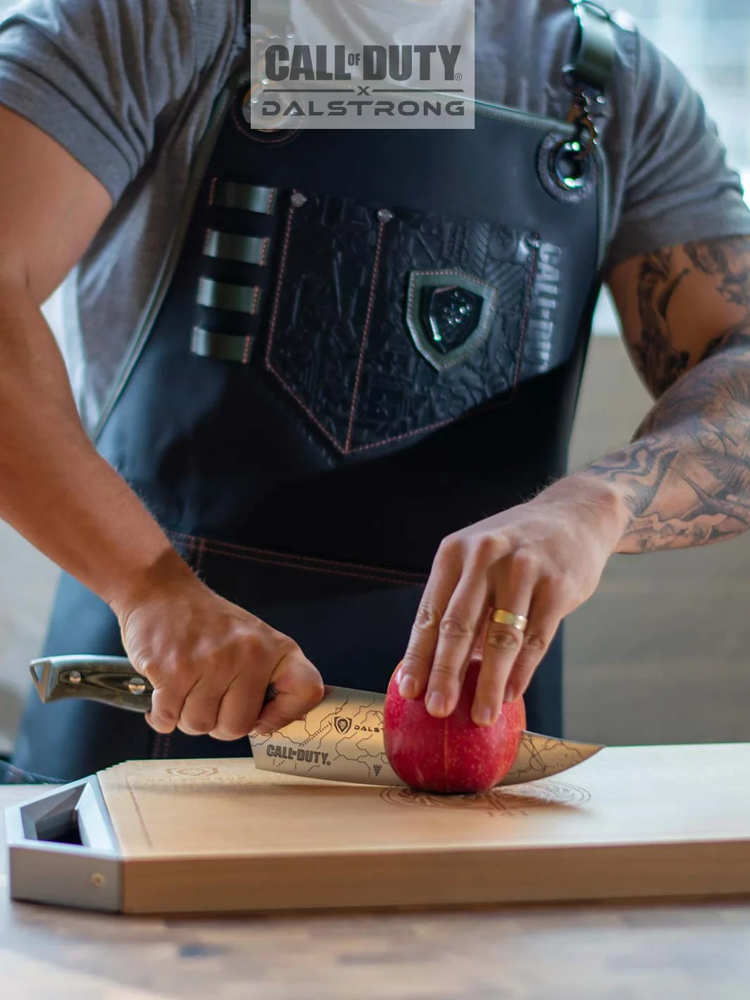 Limited Edition Chef Leather Apron | Call Of Duty © Edition | Black Genuine Leather | EXCLUSIVE COLLECTOR APRON | Dalstrong © 10 Limited Edition Chef Leather Apron | Call Of Duty © Edition | Black Genuine Leather | EXCLUSIVE COLLECTOR APRON | Dalstrong © - Image 8