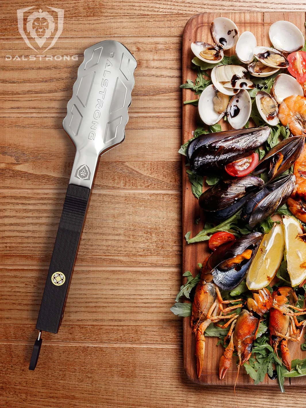 Food Tongs 9" | Stainless Steel Arms & Scalloped Tips | Dalstrong © 6 Food Tongs 9" | Stainless Steel Arms & Scalloped Tips | Dalstrong © - Image 4