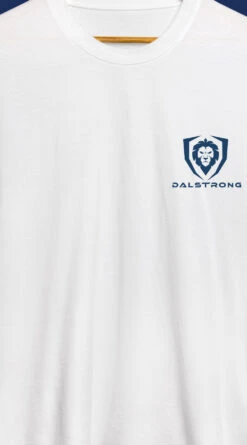 No Limits: Basic Logo Tee | Dalstrong © -Dalstrong A WHITE T Shirt Detail FRONT