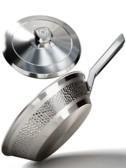 9" Frying Pan & Skillet | Hammered Finish Silver | Avalon Series | Dalstrong ©