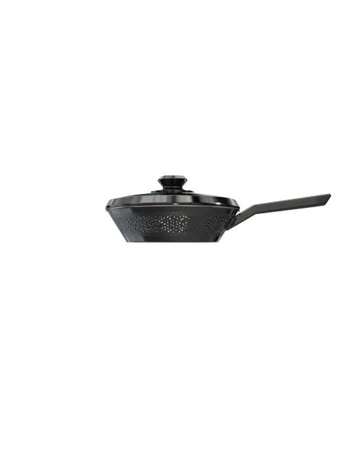 9" Skillet Frying Pan - Hammered Finish - Black - The Avalon Series 4 9" Skillet Frying Pan - Hammered Finish - Black - The Avalon Series - Image 2
