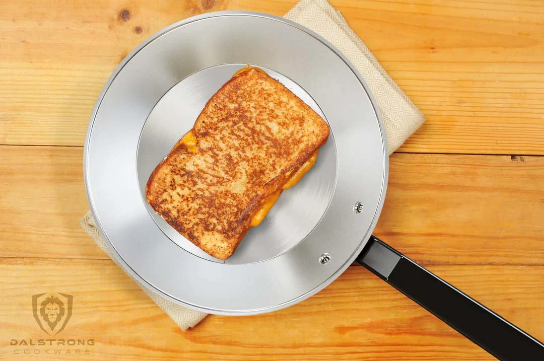 9" Skillet Frying Pan - Hammered Finish - Black - The Avalon Series 5 9" Skillet Frying Pan - Hammered Finish - Black - The Avalon Series - Image 3