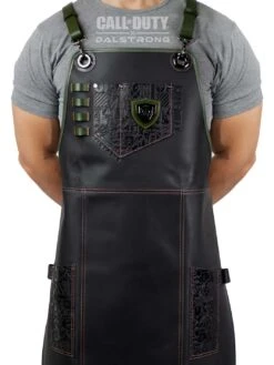 Limited Edition Chef Leather Apron | Call Of Duty © Edition | Black Genuine Leather | EXCLUSIVE COLLECTOR APRON | Dalstrong ©
