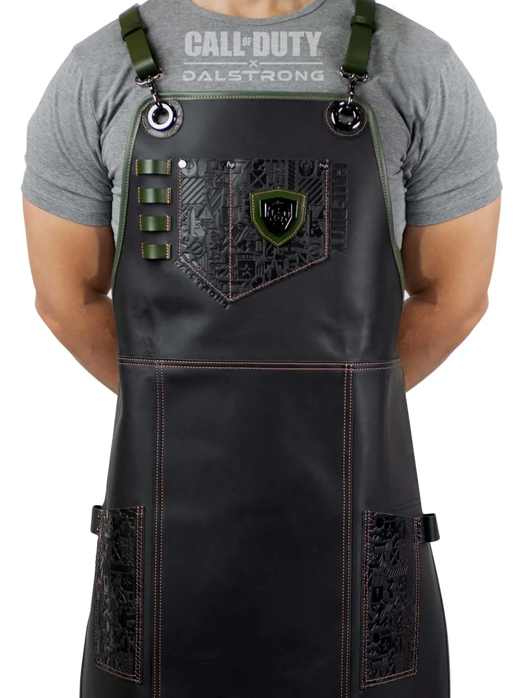 Limited Edition Chef Leather Apron | Call Of Duty © Edition | Black Genuine Leather | EXCLUSIVE COLLECTOR APRON | Dalstrong © 3 Limited Edition Chef Leather Apron | Call Of Duty © Edition | Black Genuine Leather | EXCLUSIVE COLLECTOR APRON | Dalstrong ©