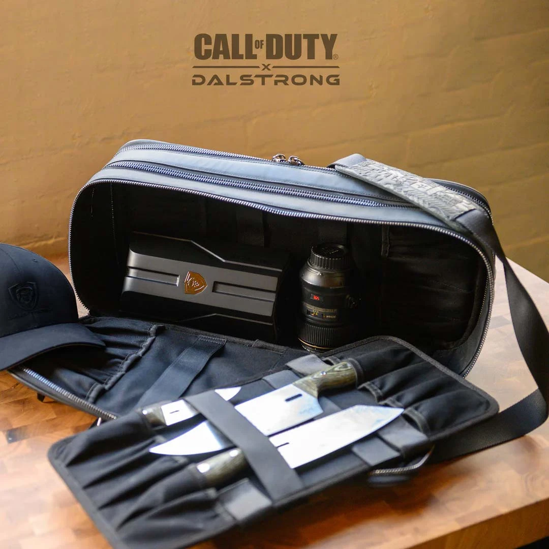 Limited Edition Leather Knife Bag | Call Of Duty © Edition | Black Genuine Leather | EXCLUSIVE COLLECTOR BAG | Dalstrong © 9 Limited Edition Leather Knife Bag | Call Of Duty © Edition | Black Genuine Leather | EXCLUSIVE COLLECTOR BAG | Dalstrong © - Image 7