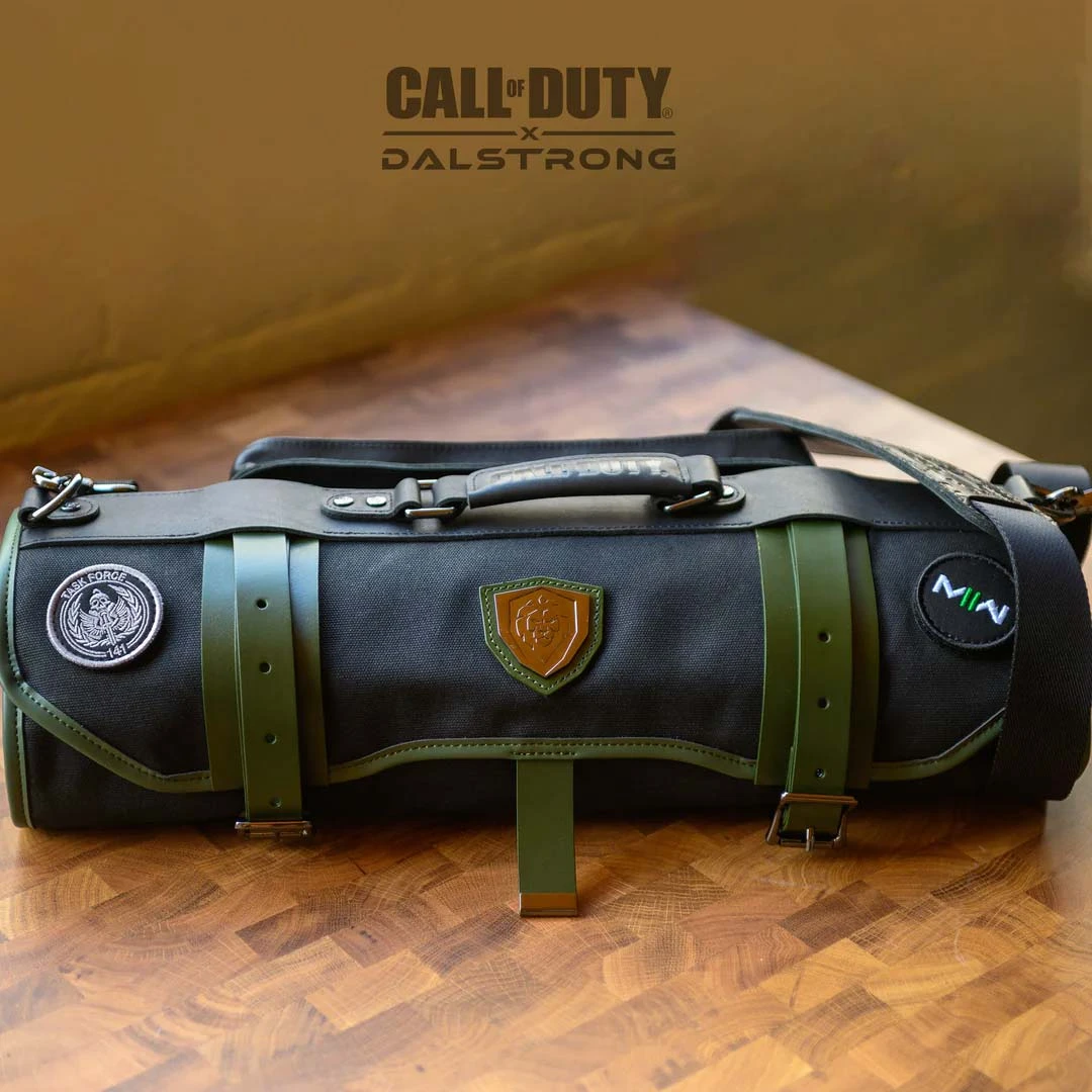 Canvas Knife Roll | Call Of Duty © Edition | Black Waxed Canvas | EXCLUSIVE COLLECTOR ROLL | Dalstrong © 4 Canvas Knife Roll | Call Of Duty © Edition | Black Waxed Canvas | EXCLUSIVE COLLECTOR ROLL | Dalstrong © - Image 2