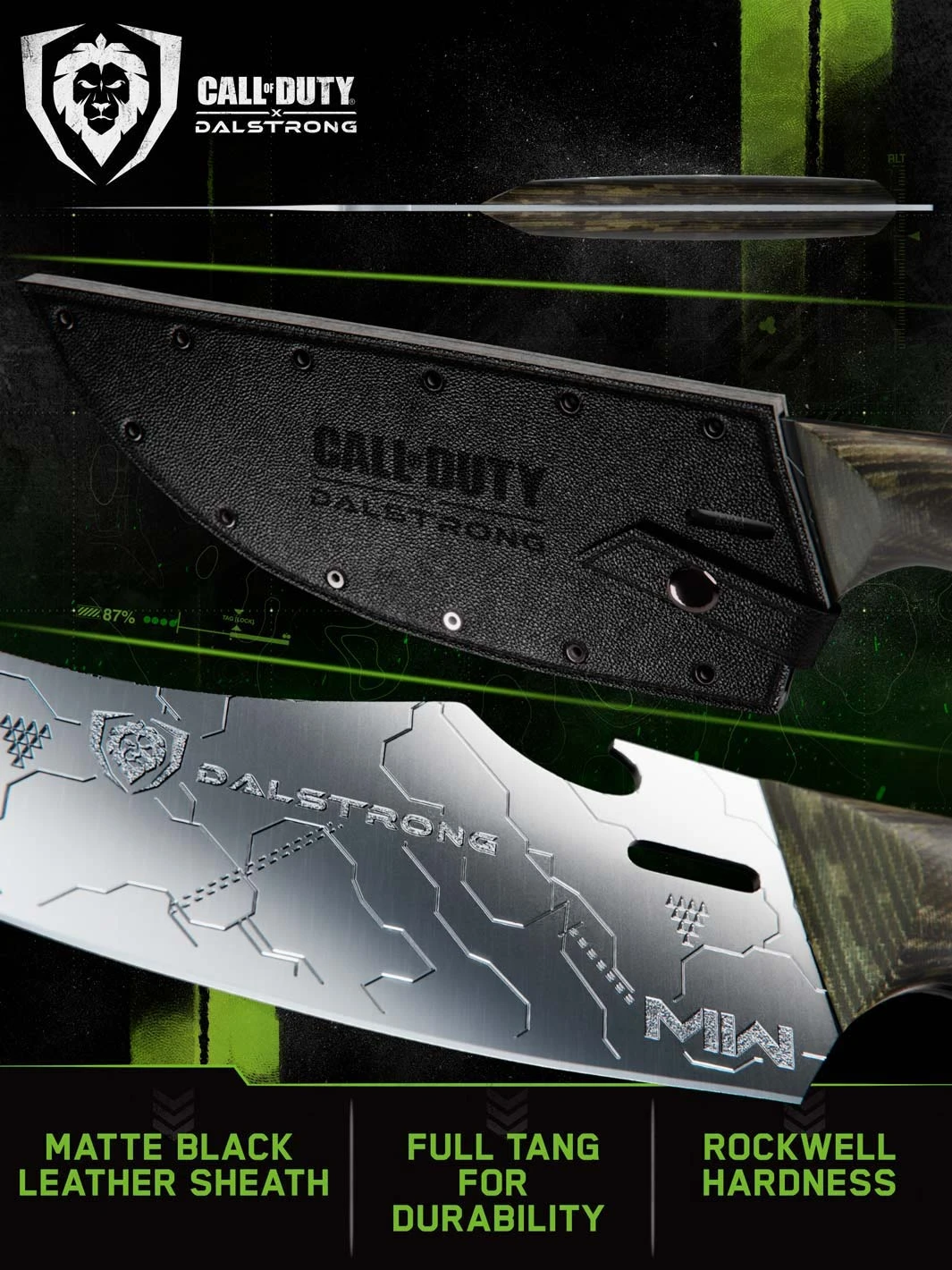 BBQ Pitmaster Knife 6.5" | Call Of Duty © Edition | Forked Tip & Bottle Opener | EXCLUSIVE COLLECTOR KNIFE | Dalstrong © 5 BBQ Pitmaster Knife 6.5" | Call Of Duty © Edition | Forked Tip & Bottle Opener | EXCLUSIVE COLLECTOR KNIFE | Dalstrong © - Image 3