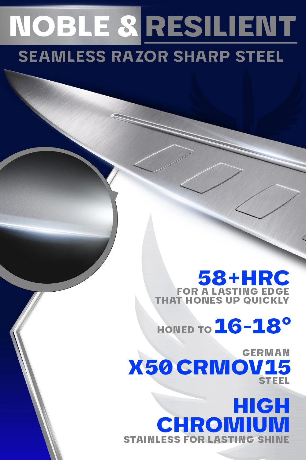 Fillet Knife 6.5" | Crusader Series | NSF Certified | Dalstrong © 4 Fillet Knife 6.5" | Crusader Series | NSF Certified | Dalstrong © - Image 2