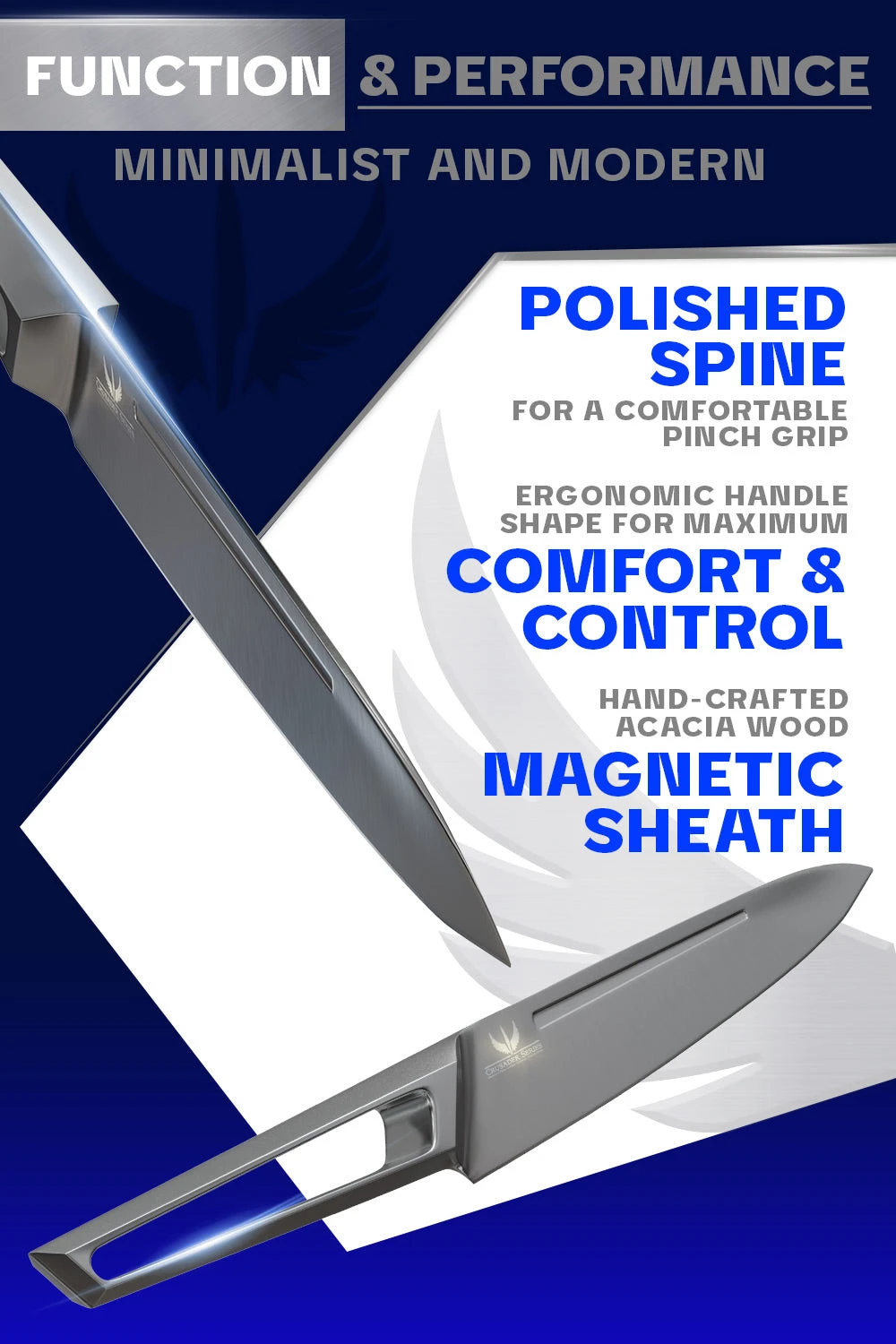 Utility Knife 6" | Crusader Series | NSF Certified | Dalstrong © 6 Utility Knife 6" | Crusader Series | NSF Certified | Dalstrong © - Image 4