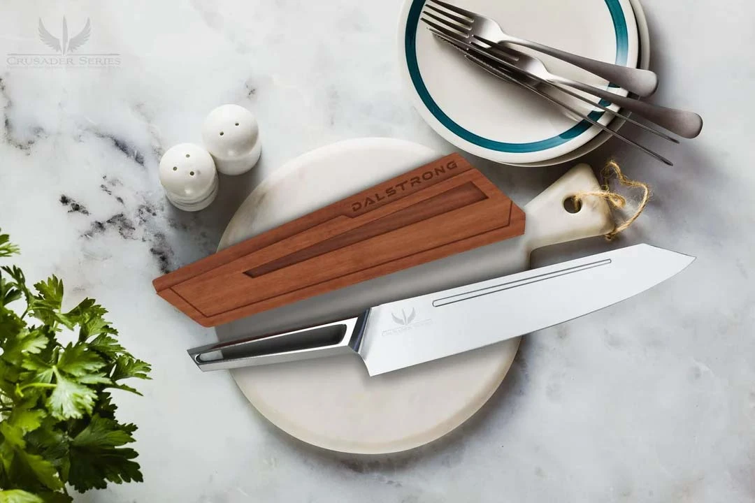 Kiritsuke Chef's Knife 8.5" | Crusader Series | NSF Certified | Dalstrong © 7 Kiritsuke Chef's Knife 8.5" | Crusader Series | NSF Certified | Dalstrong © - Image 5