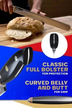 Slicing & Carving Knife 12" | Centurion Series | Dalstrong © 17 Slicing & Carving Knife 12" | Centurion Series | Dalstrong © -Dalstrong CTS 12in SlicingKnife img04 1080x c554ec03 8a0c 4bb7 b0e9 6583e1e5feef