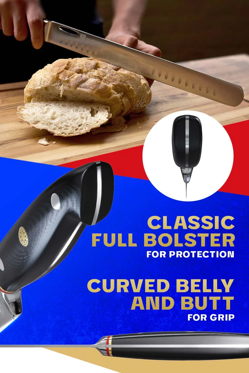 Slicing & Carving Knife 12" | Centurion Series | Dalstrong © 7 Slicing & Carving Knife 12" | Centurion Series | Dalstrong © - Image 5