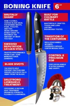 Curved Boning Knife 6" | Centurion Series | Dalstrong © -Dalstrong CTS 6in Curved Boning Knife img05 1080x 47bb655d 83f7 4226 8327 269be241be11