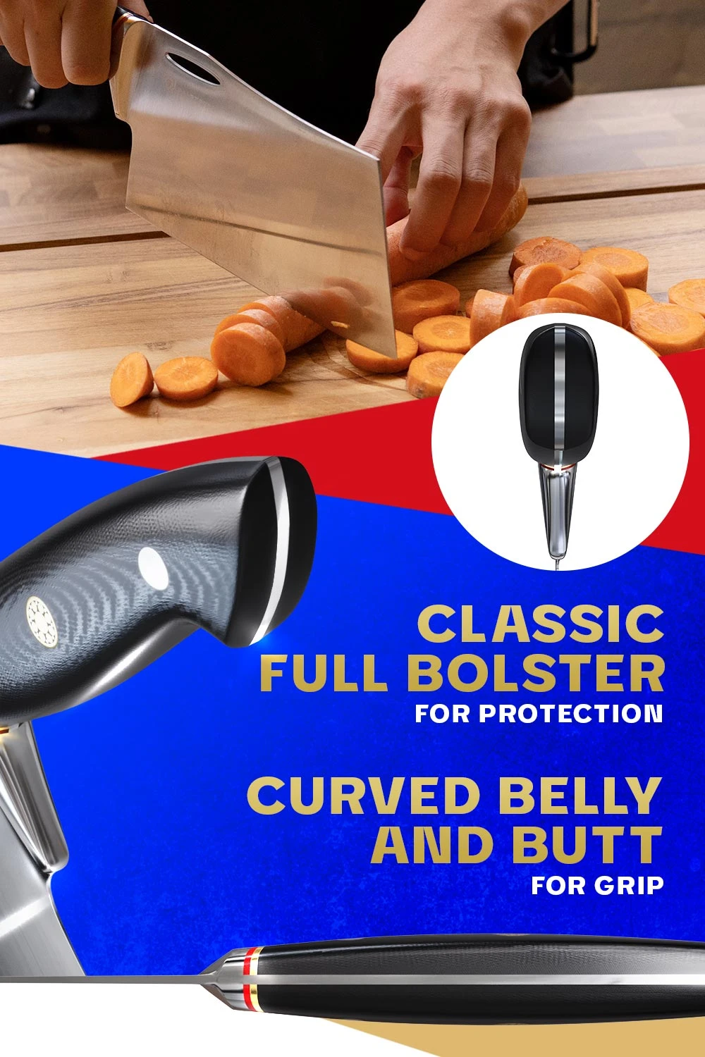 Cleaver Knife 7" | Centurion Series | Dalstrong © 7 Cleaver Knife 7" | Centurion Series | Dalstrong © - Image 5