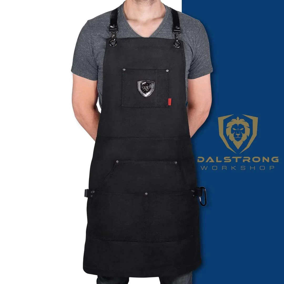 Sous Team Apron | Heavy-Duty Waxed Canvas | Professional Chef's Kitchen Apron | Dalstrong © 3 Sous Team Apron | Heavy-Duty Waxed Canvas | Professional Chef's Kitchen Apron | Dalstrong ©