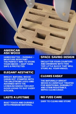 Universal Knife Block | 18 Slots | Dalstrong © -Dalstrong DS 18slots Block LISTING 5 1