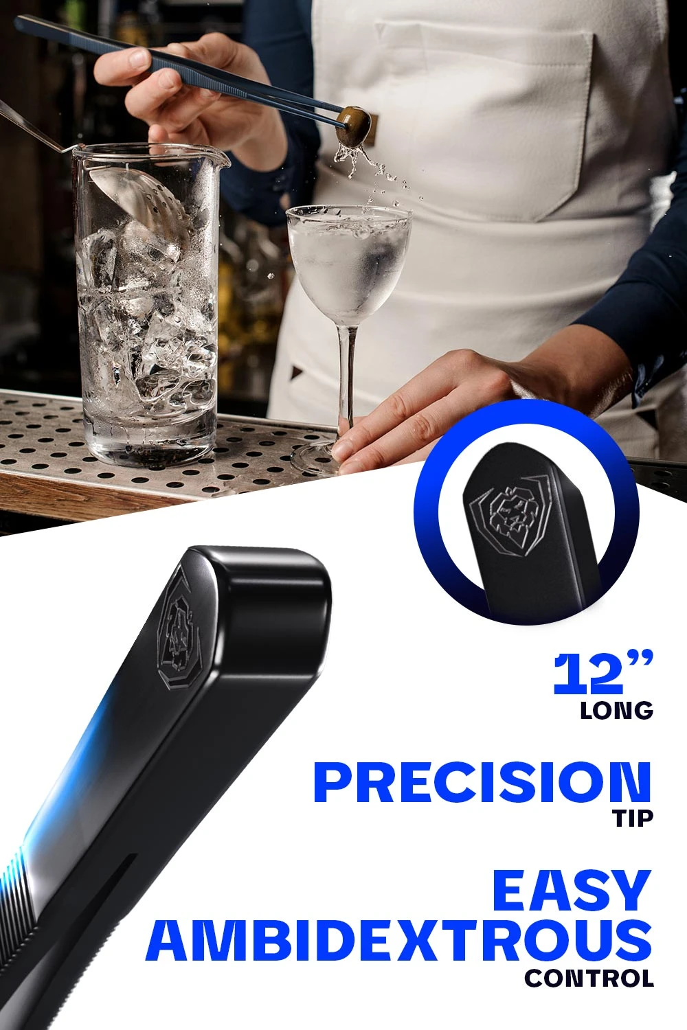 High-Precision Black Titanium Coated 12" | Professional Tweezers | Dalstrong © 6 High-Precision Black Titanium Coated 12" | Professional Tweezers | Dalstrong © - Image 4