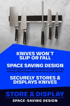 Magnetic Bar Silicone | Wall Knife Holder | Dalstrong © -Dalstrong DS Magnetic Knife Silicone Bar LISTING 4