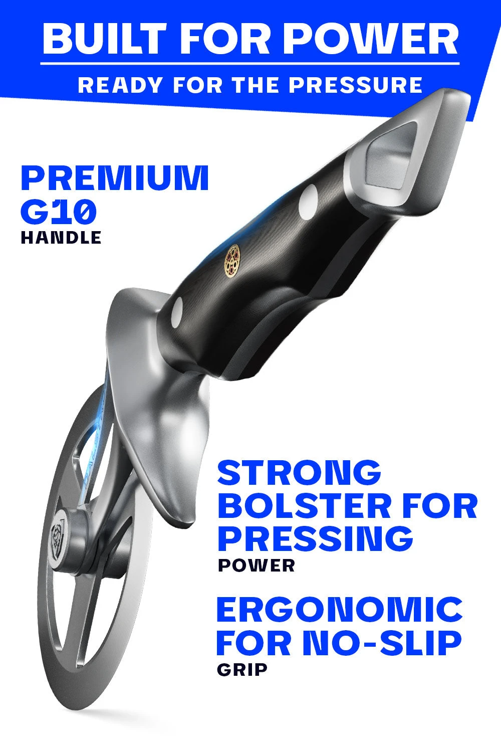 Pizza Wheel & Cutter | "The Orbit Razor" | Dalstrong © 6 Pizza Wheel & Cutter | "The Orbit Razor" | Dalstrong © - Image 4