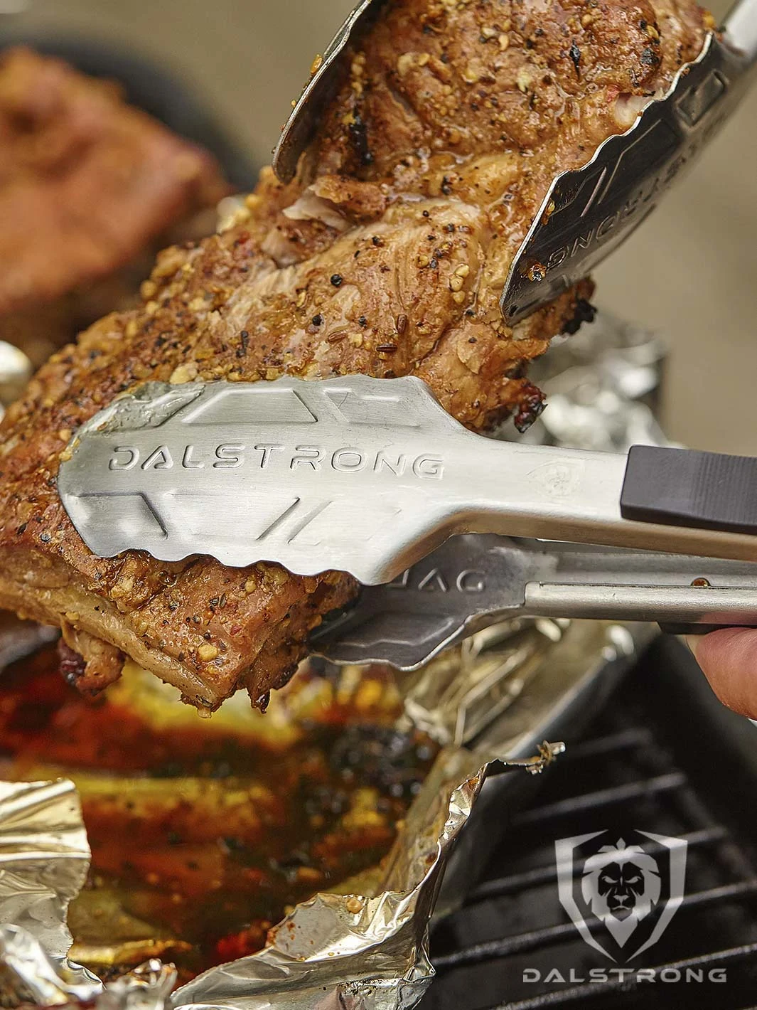 Food Tongs 9" | Stainless Steel Arms & Scalloped Tips | Dalstrong © 7 Food Tongs 9" | Stainless Steel Arms & Scalloped Tips | Dalstrong © - Image 5