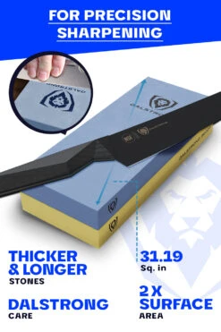 #3000 / #8000 Grit | Premium Whetstone Set | Dalstrong © 11 #3000 / #8000 Grit | Premium Whetstone Set | Dalstrong © -Dalstrong DS 3000 8000 Grit Premium Whetstone Set Listing Image 3