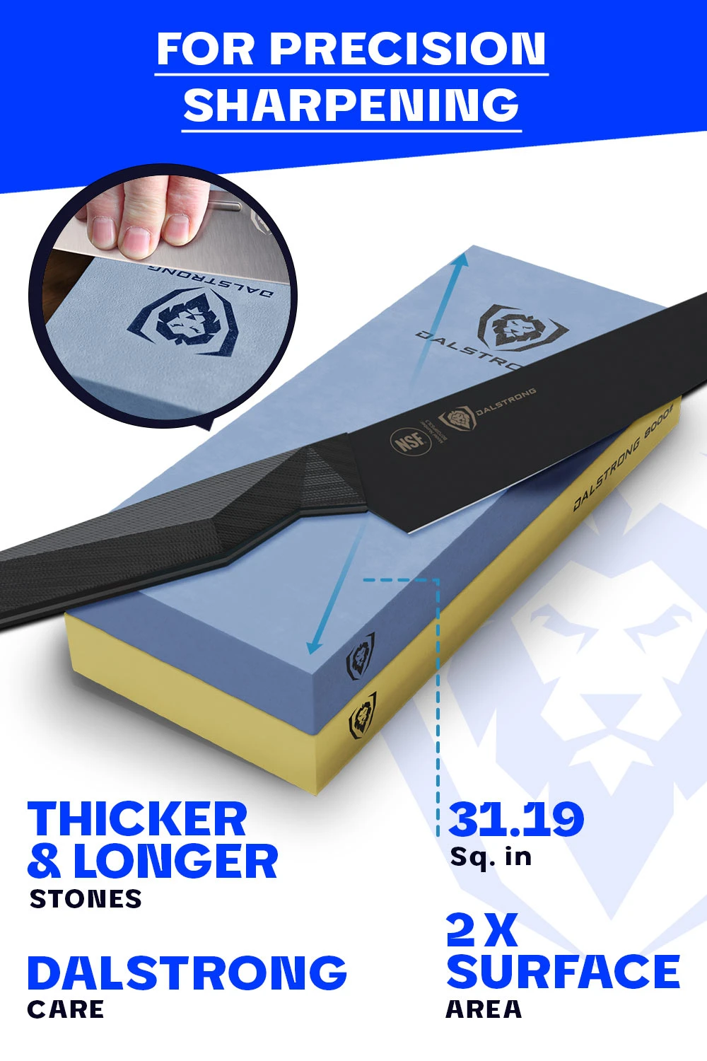 #3000 / #8000 Grit | Premium Whetstone Set | Dalstrong © 4 #3000 / #8000 Grit | Premium Whetstone Set | Dalstrong © - Image 3