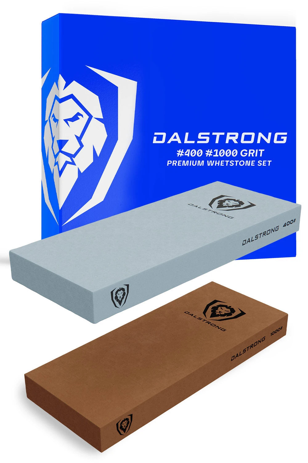#400 / #1000 Grit | Premium Whetstone Set | Dalstrong © 3 #400 / #1000 Grit | Premium Whetstone Set | Dalstrong ©