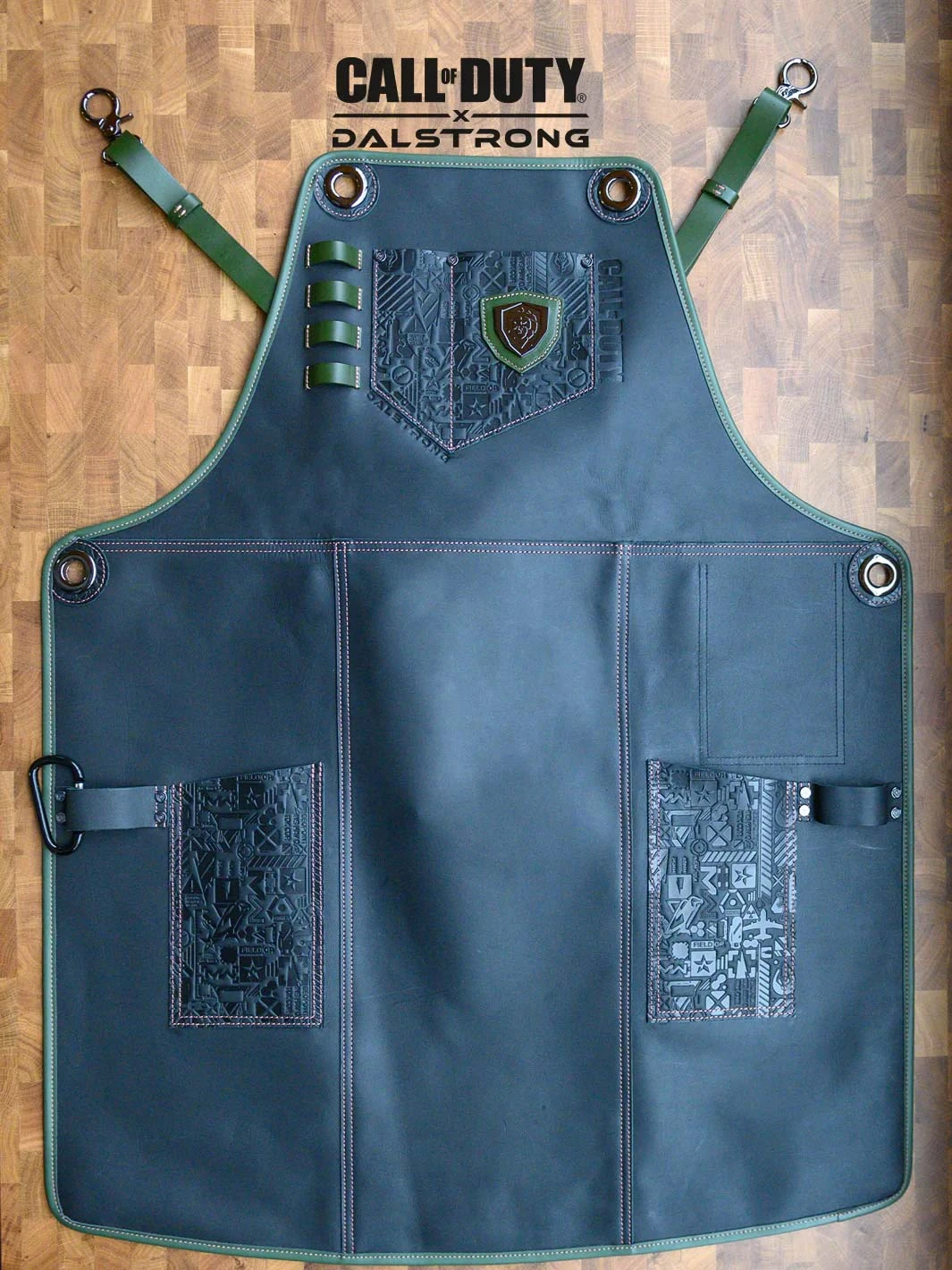 Limited Edition Chef Leather Apron | Call Of Duty © Edition | Black Genuine Leather | EXCLUSIVE COLLECTOR APRON | Dalstrong © 8 Limited Edition Chef Leather Apron | Call Of Duty © Edition | Black Genuine Leather | EXCLUSIVE COLLECTOR APRON | Dalstrong © - Image 6