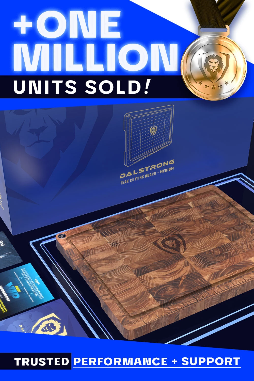 Teak Cutting Board | Medium Size | Dalstrong © 8 Teak Cutting Board | Medium Size | Dalstrong © - Image 7