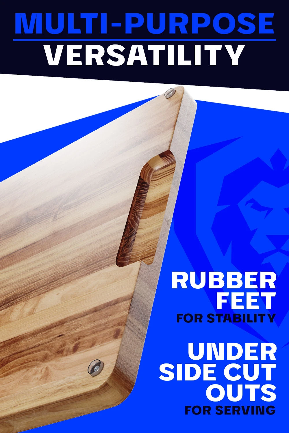 Teak Cutting Board | Large Size | Horizontal Grain | Dalstrong © 6 Teak Cutting Board | Large Size | Horizontal Grain | Dalstrong © - Image 4