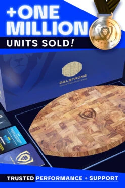 Corner Cutting Board | Natural Teak Wood | Dalstrong © -Dalstrong DS Corner Teak LISTING 6