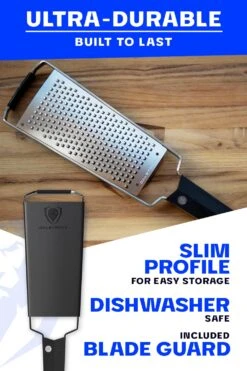 Professional Coarse Wide Cheese Grater | Dalstrong © -Dalstrong DS Grater Coarse LISTING 3 1