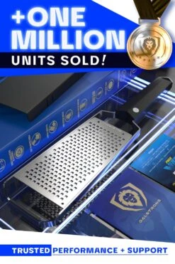 Professional Coarse Wide Cheese Grater | Dalstrong © -Dalstrong DS Grater Coarse LISTING 6 1