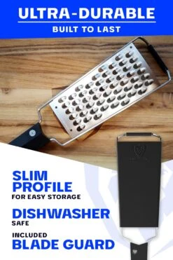 Professional Extra Coarse Wide Cheese Grater | Dalstrong © 14 Professional Extra Coarse Wide Cheese Grater | Dalstrong © -Dalstrong DS Grater Extra Coarse LISTING 3