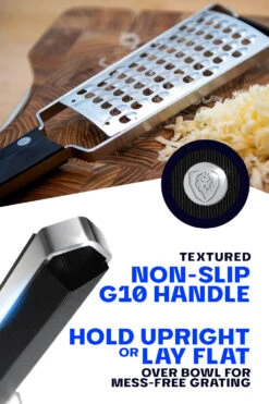 Professional Extra Coarse Wide Cheese Grater | Dalstrong © 13 Professional Extra Coarse Wide Cheese Grater | Dalstrong © -Dalstrong DS Grater Extra Coarse LISTING 4