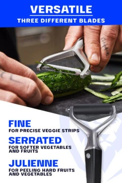 Y Peeler | 3 Blades Case | Dalstrong © 12 Y Peeler | 3 Blades Case | Dalstrong © -Dalstrong DS Peeler Y LISTING 3