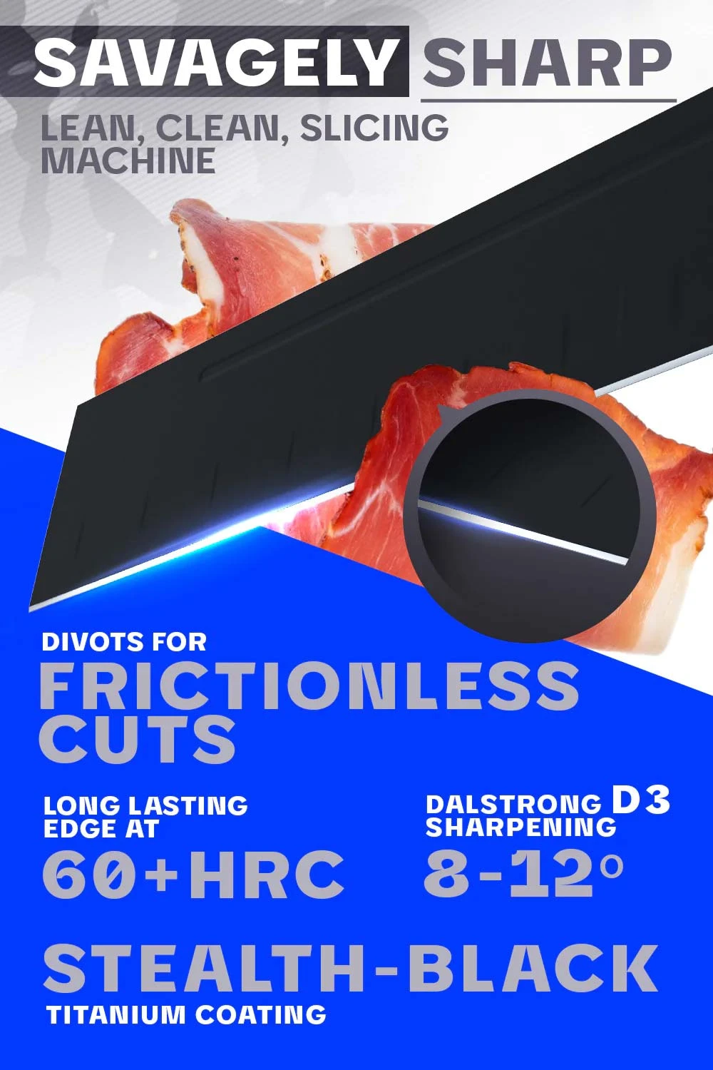 Slicing & Carving Knife 12" | Delta Wolf Series | Dalstrong © 5 Slicing & Carving Knife 12" | Delta Wolf Series | Dalstrong © - Image 3