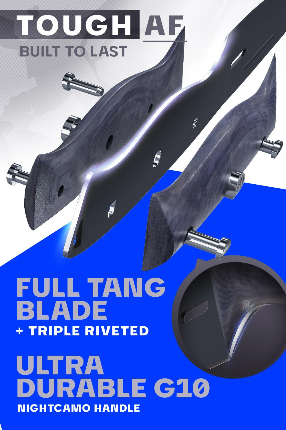 Chef & Cleaver Hybrid Knife 8" | Crixus | Delta Wolf Series | Dalstrong © 6 Chef & Cleaver Hybrid Knife 8" | Crixus | Delta Wolf Series | Dalstrong © - Image 4