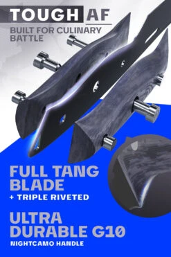 Santoku Knife 7" | Delta Wolf Series | Dalstrong © -Dalstrong DW 7in Santoku Knife Main Image 3