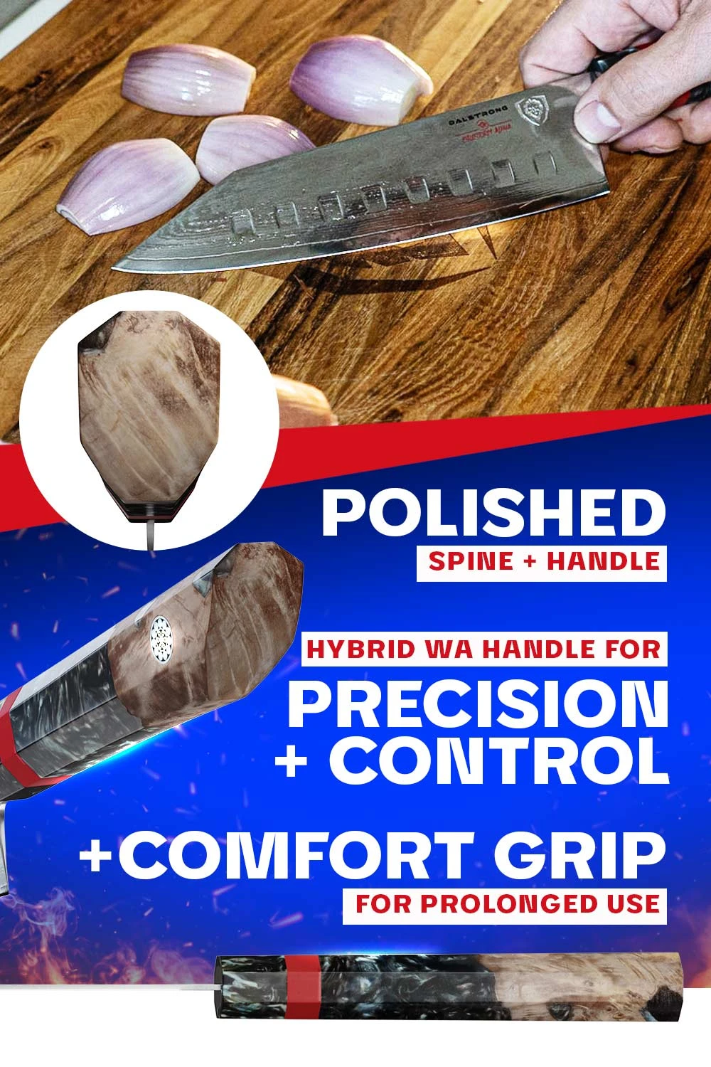 Santoku Knife 7" | Firestorm Alpha Series | Dalstrong © 7 Santoku Knife 7" | Firestorm Alpha Series | Dalstrong © - Image 5