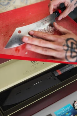 Chef & Cleaver Hybrid Knife 8" | "The Crixus" | Firestorm Alpha Series | Dalstrong © 15 Chef & Cleaver Hybrid Knife 8" | "The Crixus" | Firestorm Alpha Series | Dalstrong © -Dalstrong FAS 8in Crixus LISTING 6