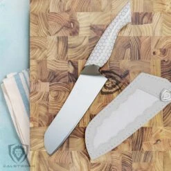 Santoku Knife 7" | Frost Fire Series | NSF Certified | Dalstrong © -Dalstrong FFS 7in Santoku Knife STOCK3 Square v01.1 1080x 1aacb5c9 683e 41f6 9422 c38ea7ee4890