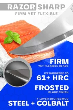 Fillet Knife 6" | Frost Fire Series | NSF Certified | Dalstrong © -Dalstrong FFS fillet 6 2 1080x 1febccf0 1da9 498e 98c1 22e31da2c3b2
