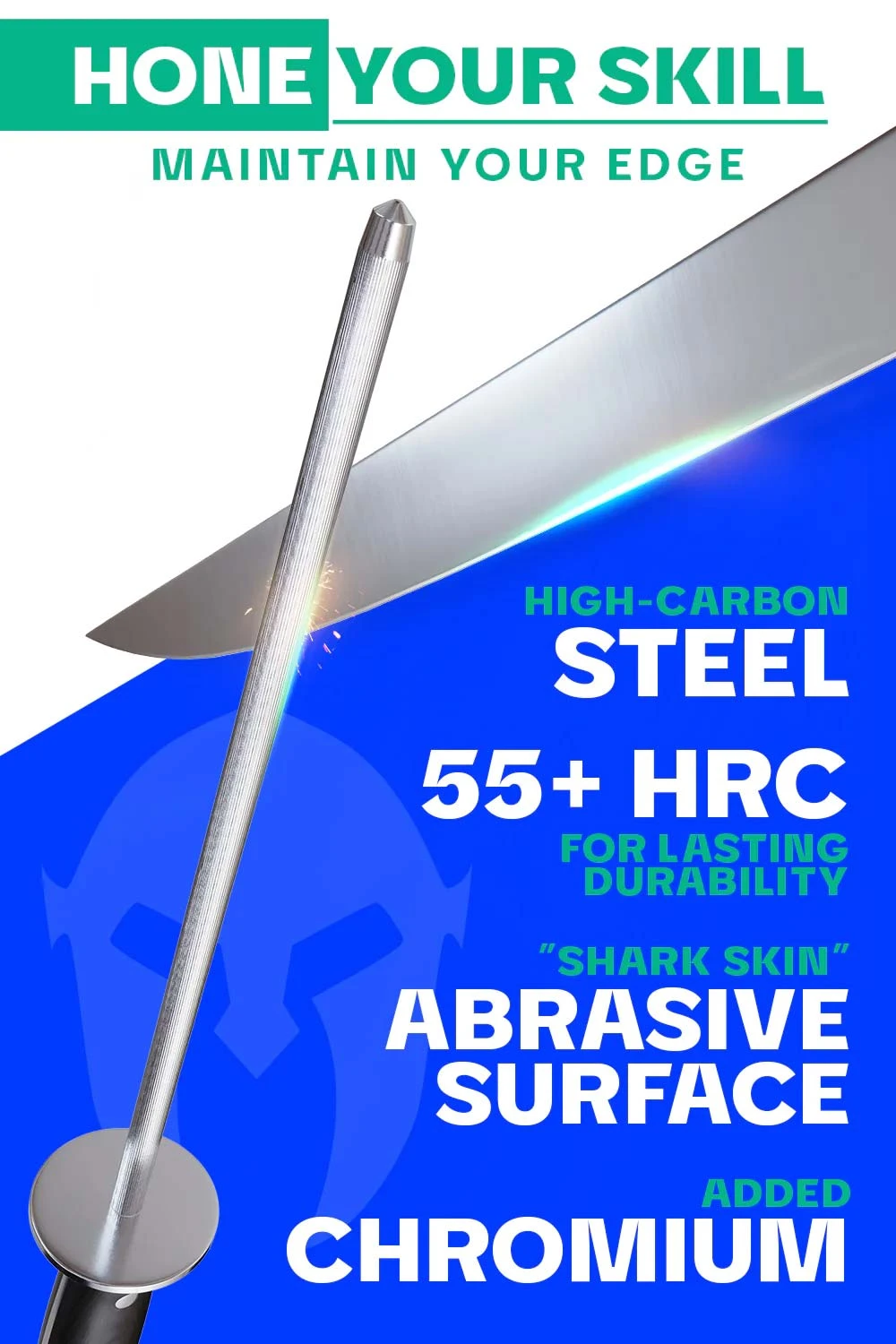 Honing Steel 10" | Gladiator Series | NSF Certified | Dalstrong © 5 Honing Steel 10" | Gladiator Series | NSF Certified | Dalstrong © - Image 3