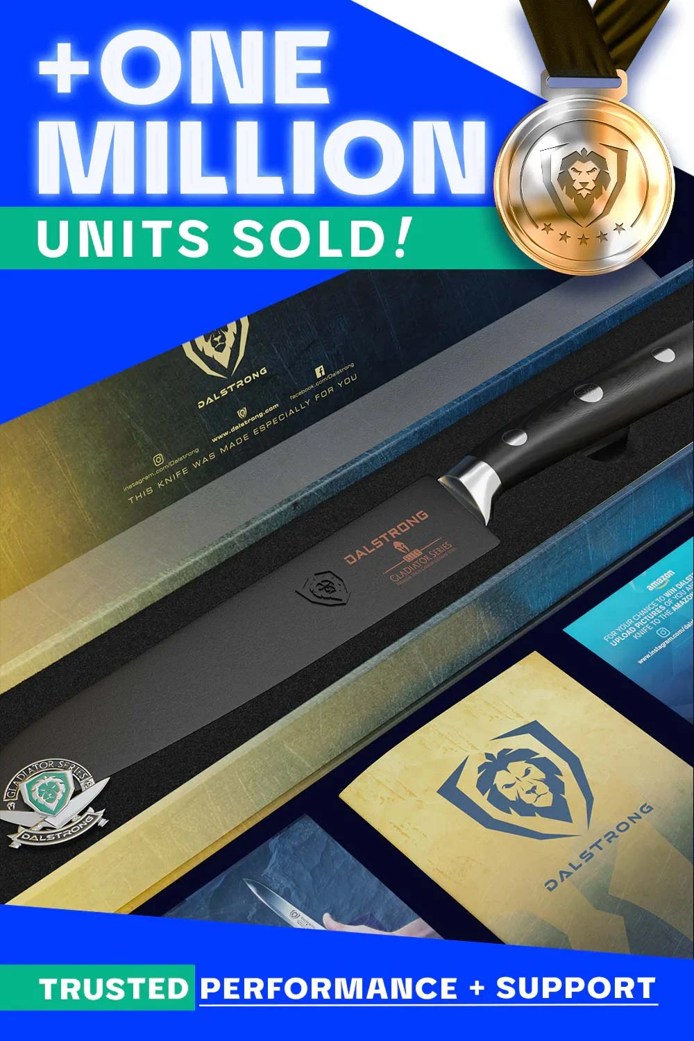 Serrated Utility Knife 5.5" | Gladiator Series | NSF Certified | Dalstrong © 9 Serrated Utility Knife 5.5" | Gladiator Series | NSF Certified | Dalstrong © - Image 7